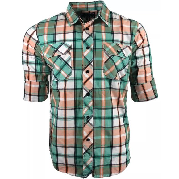 Affliction Other - RAW STATE AFFLICTION Men's Button Down Shirt Long